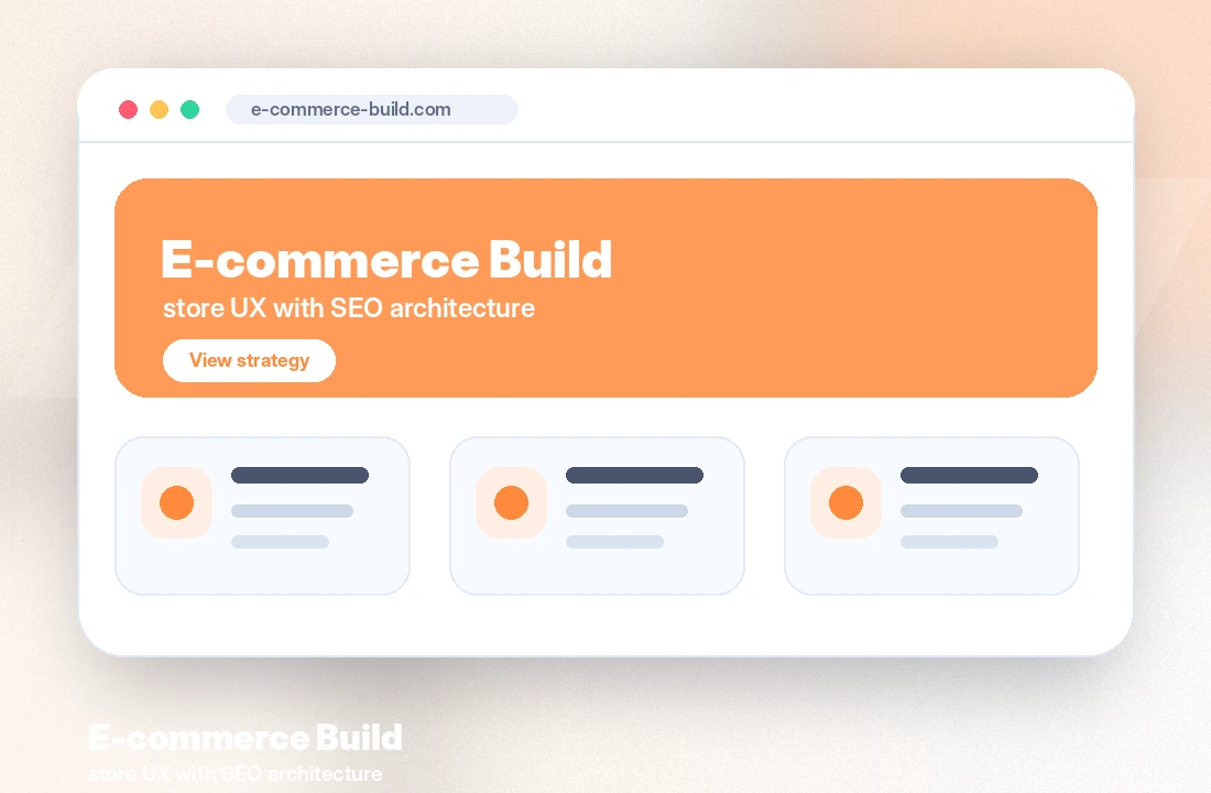 E-commerce Build project preview
